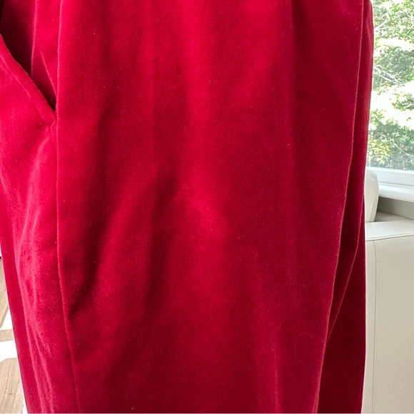 Lauren Ralph Lauren Red Velvet Pants (size 8P) - Picture 9 of 11